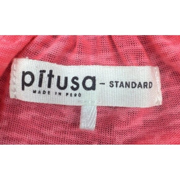 PITUSA Women's Hot Pink Braided Low Back Sleeveless Maxi Dress Sz Standard Beach - Picture 8 of 10